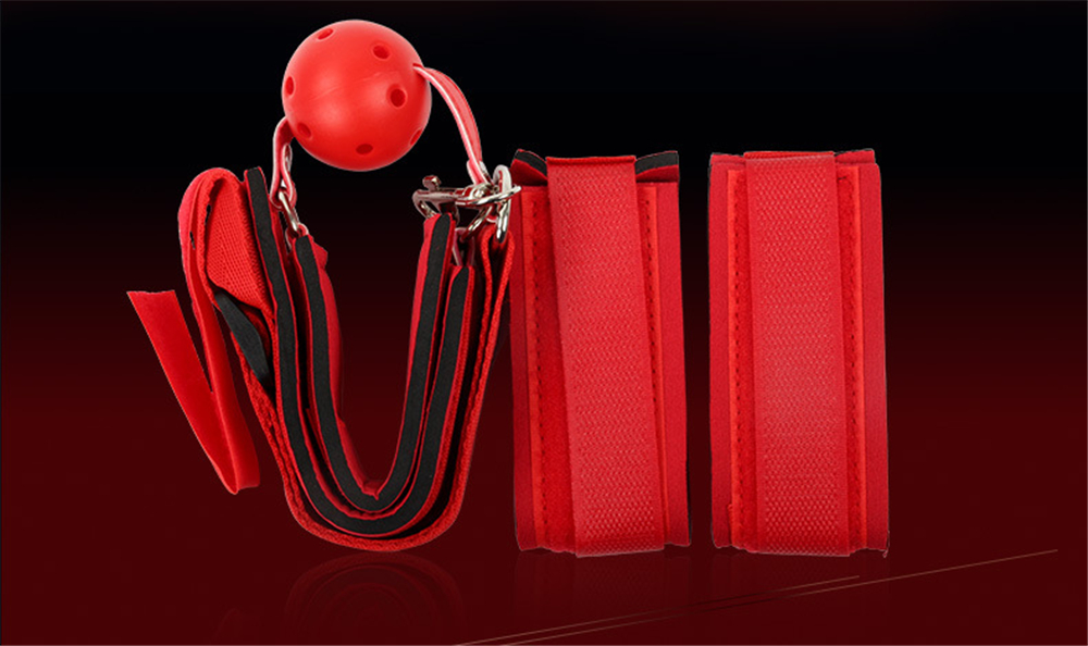 Adult Bdsm Handcuffs And Ball Gag Set Durable Bondage Restraints For Couples Role Play Sm Slave Toys - 10