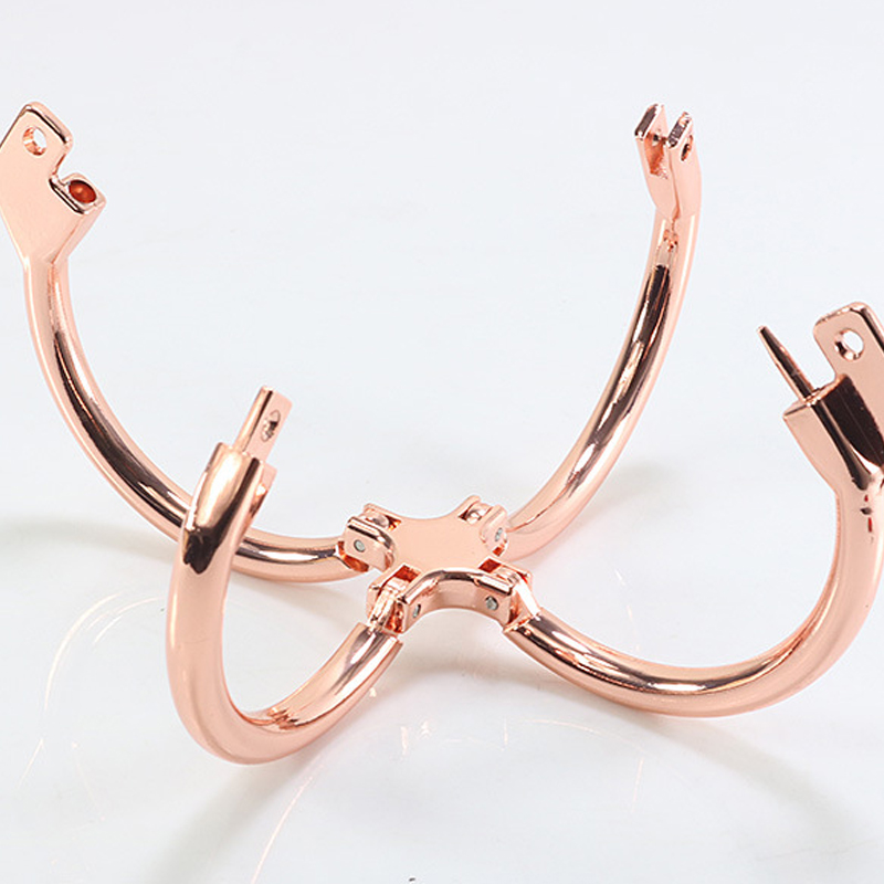 Adult Luxury Metal Handcuffs With Love Locks For Erotic Bondage Games Sensual Stimulation Props - 10