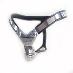 Stainless Steel Chastitybelt Panties With Anal Plug Cock Cage Sex Toys For Men Bdsm Bondage Metal Chastity Belt Device - 2