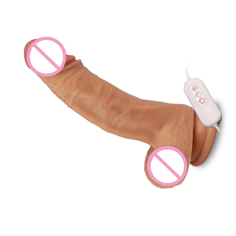 Wireless Remote Control Vibrating Dildo For Women Realistic Heated Penis Simulation Large Size Adult Sex Toy - 2