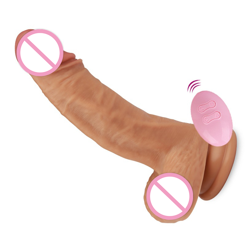 Wireless Remote Control Vibrating Dildo For Women Realistic Heated Penis Simulation Large Size Adult Sex Toy - 3