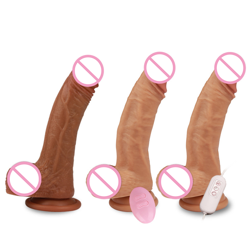 Wireless Remote Control Vibrating Dildo For Women Realistic Heated Penis Simulation Large Size Adult Sex Toy - 4