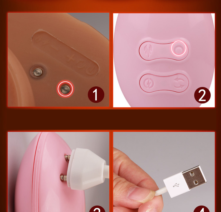 Wireless Remote Control Vibrating Dildo For Women Realistic Heated Penis Simulation Large Size Adult Sex Toy - 6