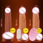 Female Simulation Penis Vibrator Wireless Remote Control Huge Dildo Heating Swing Masturbation Adult Toys Dick Sex Shop - 2
