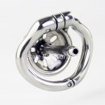 Super Small Stainless Steel Male Chastity Devices Cock Cage With Catheter Penis Lock Ring Sex Toys For Men Belt - 5