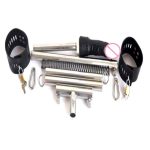 Top Metal Stainless Steel Bondage Restraints Stand With Anal Plug Leg Ankle Cuffs Fetish Slave Torture Device Spreader Bar Frame - 4