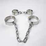 Adult Sex Tools Shop Metal Leg Irons Handcuffs Bdsm Bondage Restraints Set Ankle Cuffs For Slave Toys - 5