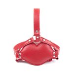 Sexy Mouth Type Pen Leather Harness Bondage Gag Silicone Dildo Oral Sex Penis Plug Bdsm - 5