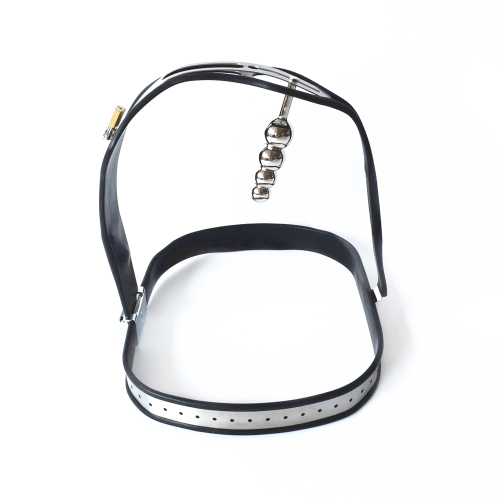 Stainless Steel Tstyle Female Chastity Belt With Anal Plug Bdsm Bondage Lingerie For Parties - 3