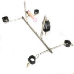 K9 Stainless Steel Adult Toys Bondage Device Spreader Handcuffs And Sex Neck Collar Furniture For Women Men G7-6-127