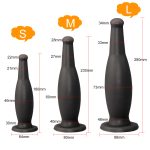 Masturbation Soft Liquid Silicone Anal Plug Adult Sex Products Huge Big Butt Vaginal Expanders Male Toys - 6