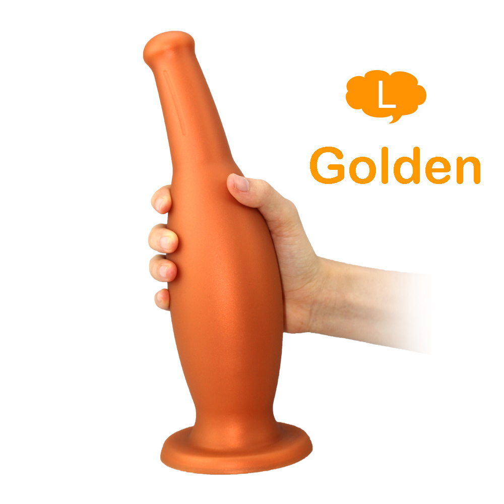 Large Silicone Anal Plug Comfortably Soft Male Masturbation Toy Vaginal Expander Adult Sex Product - 8