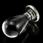 Huge Glass Anal Butt Plug Large Vaginal Crystal Dildo G-spot Massager Woman Sex Toys - 3