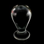 Huge Glass Anal Butt Plug Large Vaginal Crystal Dildo G-spot Massager Woman Sex Toys - 2