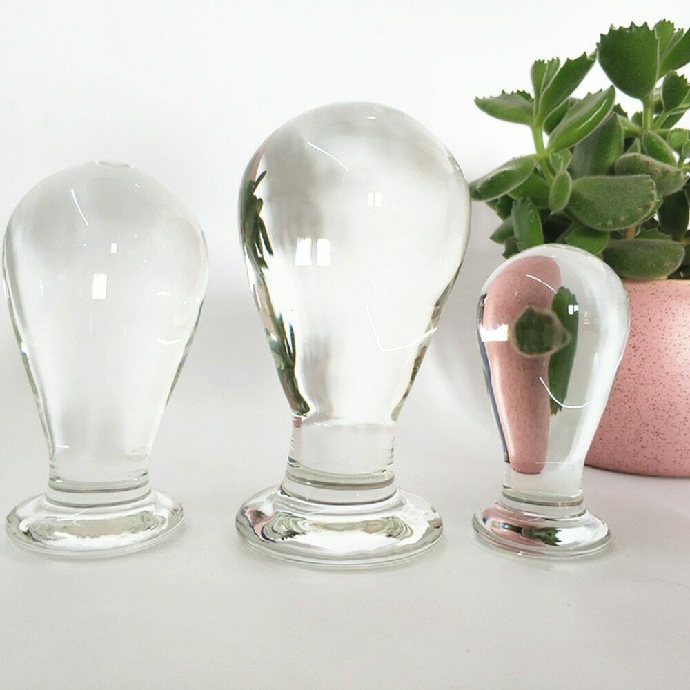 Crystal Glass Anal Plug Vaginal Dildo Large Gspot Massager Womens Luxury Adult Sex Toy - 8
