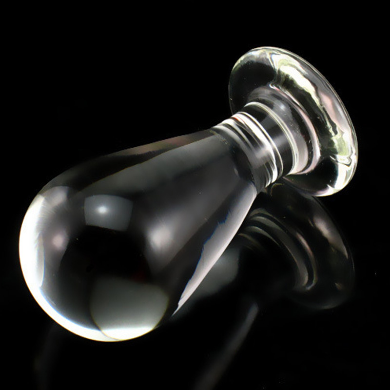 Crystal Glass Anal Plug Vaginal Dildo Large Gspot Massager Womens Luxury Adult Sex Toy - 6