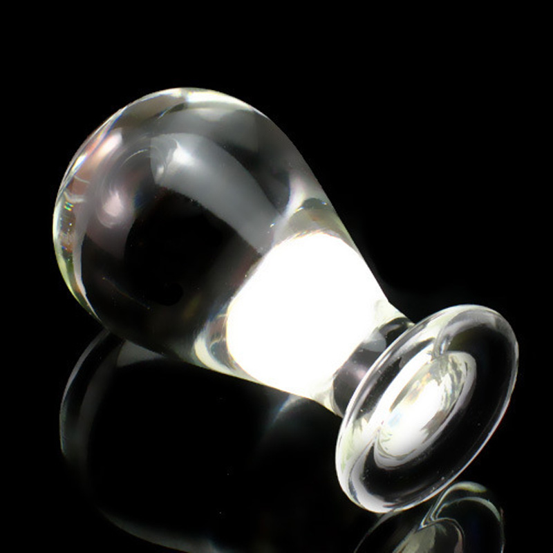 Crystal Glass Anal Plug Vaginal Dildo Large Gspot Massager Womens Luxury Adult Sex Toy - 5