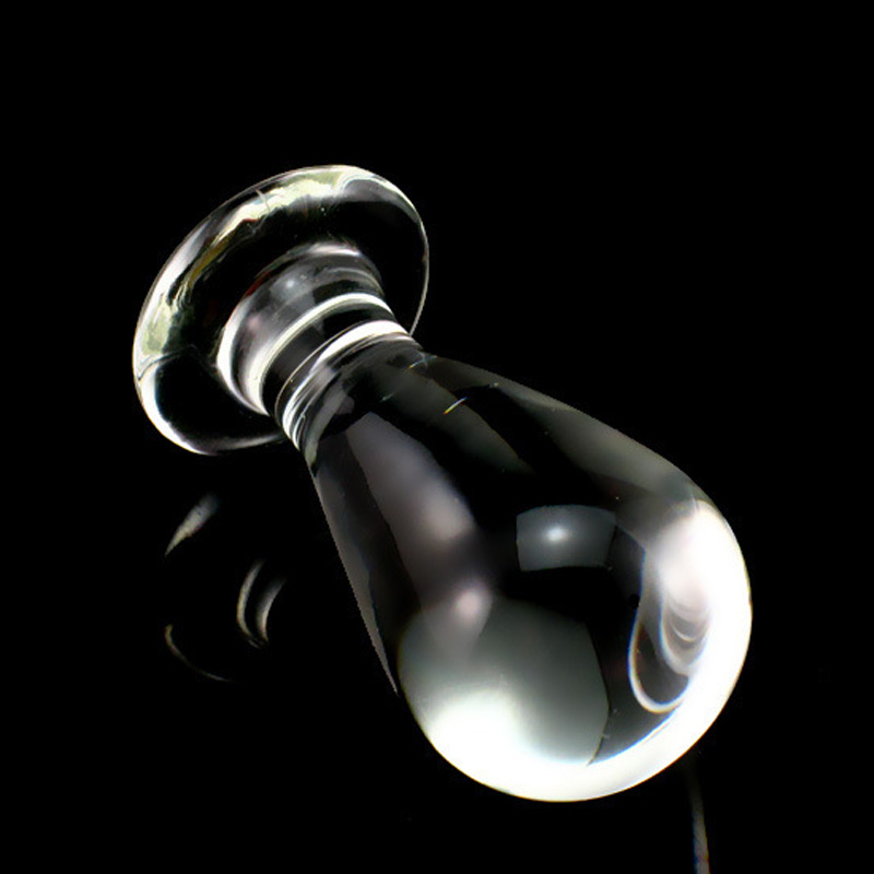 Crystal Glass Anal Plug Vaginal Dildo Large Gspot Massager Womens Luxury Adult Sex Toy - 4