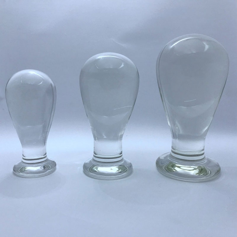 Crystal Glass Anal Plug Vaginal Dildo Large Gspot Massager Womens Luxury Adult Sex Toy - 1