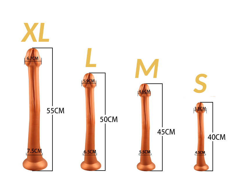 Extralong Silicone Anal Plug Prostate Massager Dildo Toy Ideal For Women Sexual Wellness Masturbation Aid - 18