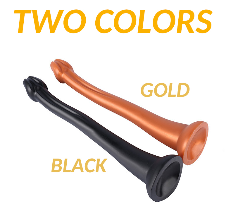 Extralong Silicone Anal Plug Prostate Massager Dildo Toy Ideal For Women Sexual Wellness Masturbation Aid - 2