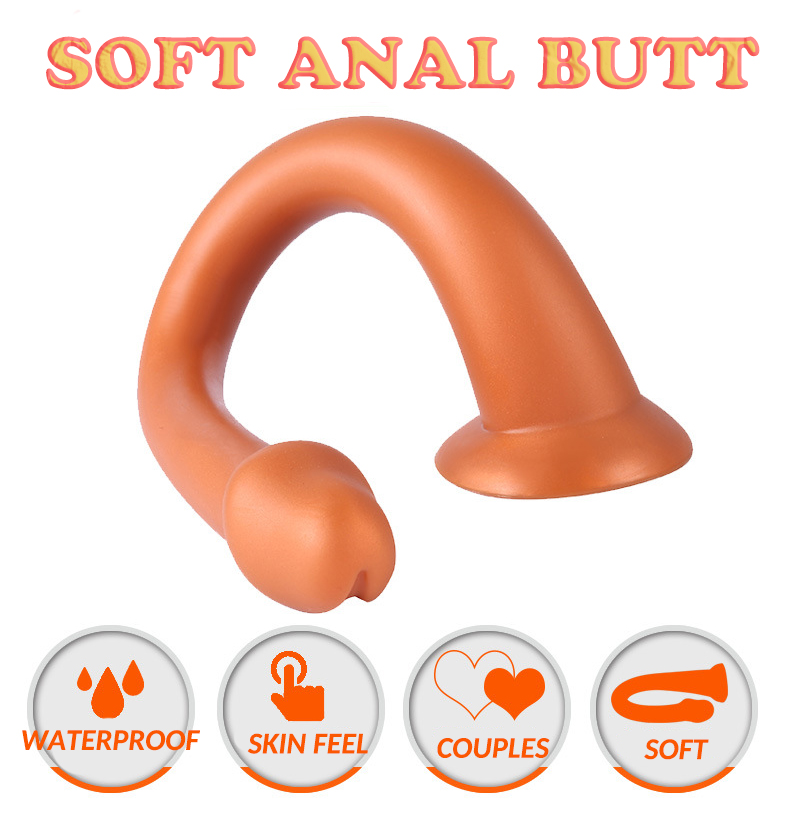 Extralong Silicone Anal Plug Prostate Massager Dildo Toy Ideal For Women Sexual Wellness Masturbation Aid - 1