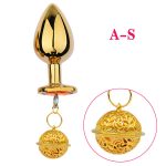 Bell Metal Anal Plug Ass Dildo Butt Vaginal Masturbation Sex Toy For Female Men - 6