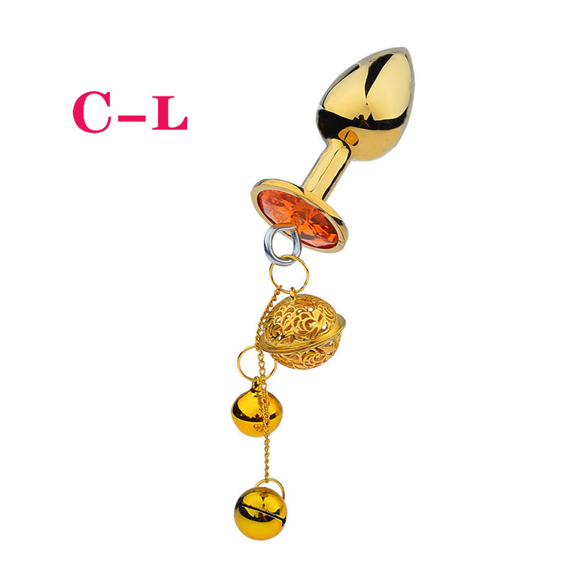 Unisex Bell Metal Anal Plug Dildo For Anal And Vaginal Stimulation Safe Masturbation Sex Toy - 10