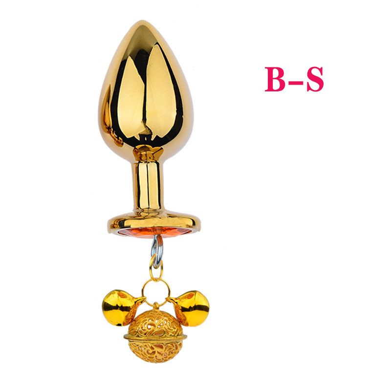 Unisex Bell Metal Anal Plug Dildo For Anal And Vaginal Stimulation Safe Masturbation Sex Toy - 8