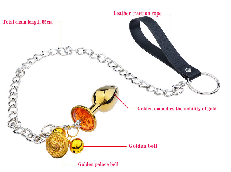 Unisex Bell Metal Anal Plug Dildo For Anal And Vaginal Stimulation Safe Masturbation Sex Toy - 4