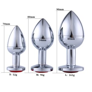 Anal Plug 3 Pcs Set Silver Stainless Steel Butt Adult Sex Products P Toys For Gay Prostate Massager Women Toy - 2