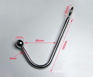 Rope Master Anal Toy Bondage Hook Stainless Steel Butt Plug Adult Sex Toys For Men Ass A026 - 2