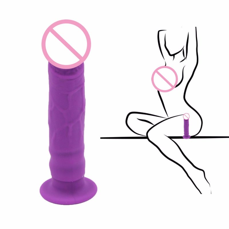5 24 Inch Realistic Anal Dildo With Strong Suction Cup Plug Butt Adult Sex Toy For Woman Men Gay Erotic Toys Shop