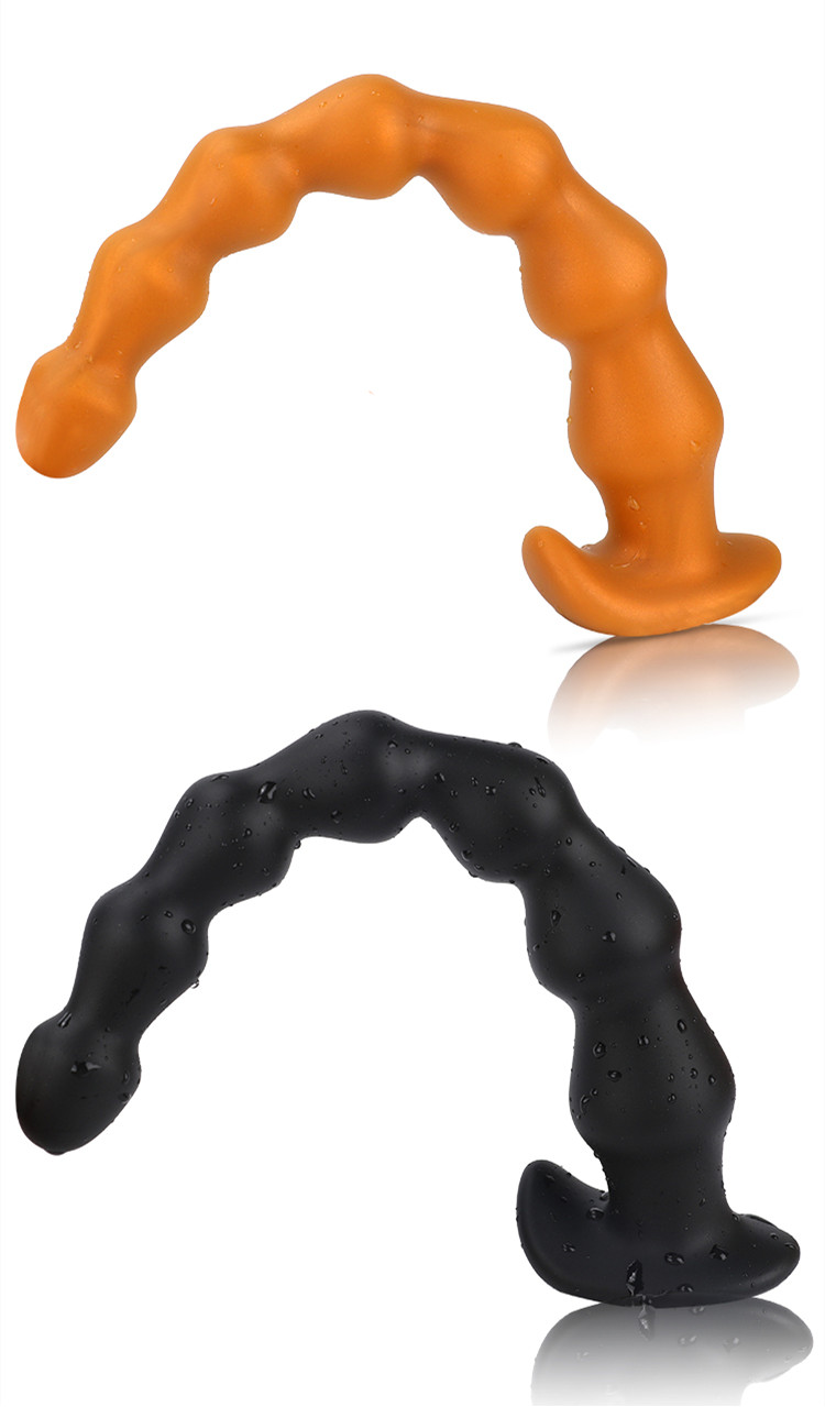 Silicone Prostate Massager Anal Beads Large Dildo Butt Plug Adult Erotic Sex Toys For Men - 10