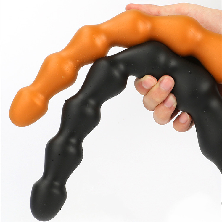 Silicone Prostate Massager Anal Beads Large Dildo Butt Plug Adult Erotic Sex Toys For Men - 9