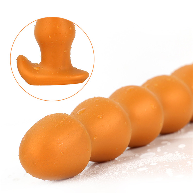Silicone Prostate Massager Anal Beads Large Dildo Butt Plug Adult Erotic Sex Toys For Men - 8