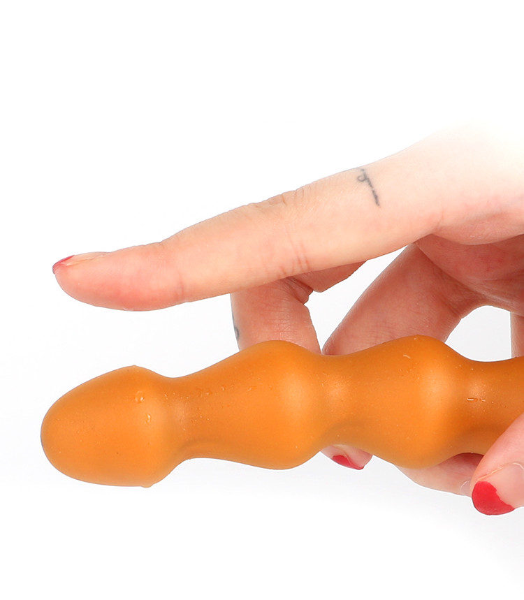 Silicone Prostate Massager Anal Beads Large Dildo Butt Plug Adult Erotic Sex Toys For Men - 7