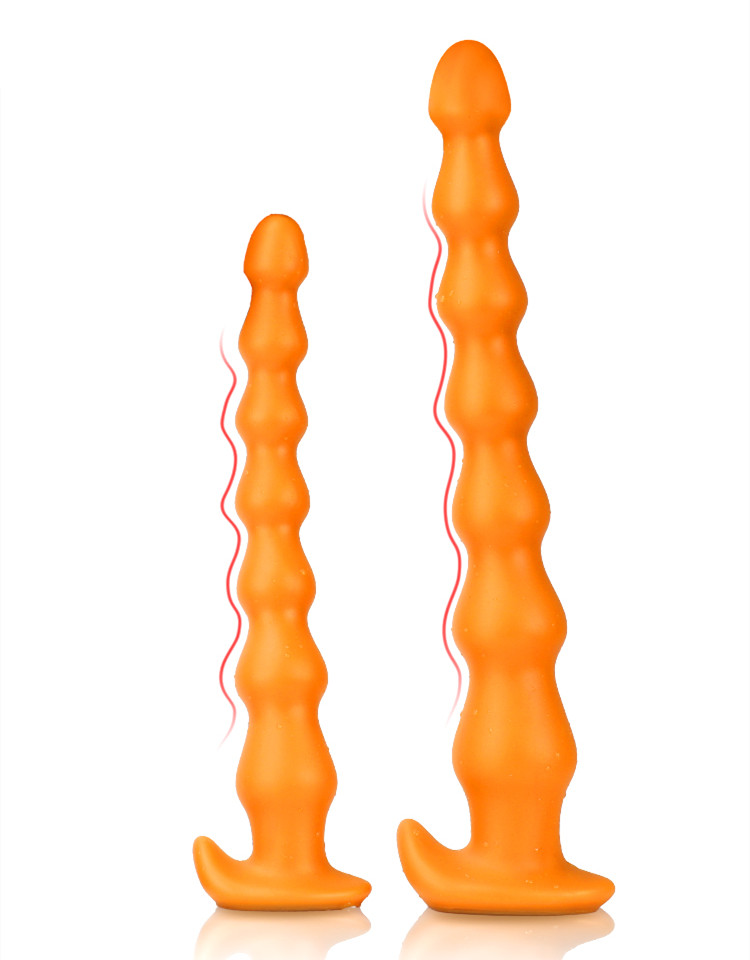 Silicone Prostate Massager Anal Beads Large Dildo Butt Plug Adult Erotic Sex Toys For Men - 5