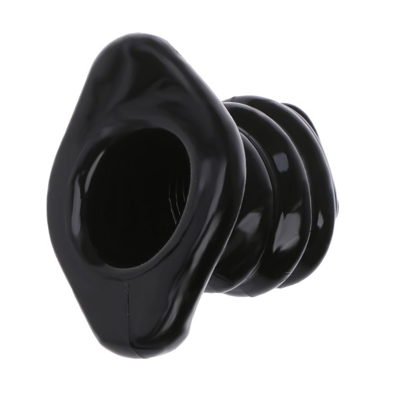 Hollow Rippled Butt Plug Trainer Erotic Enema Play Anal Toy Full Access Tunnel For Adults - 5