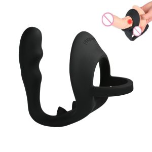 Underwear Anal Plug Penis Ring With Prostate Stimulate Massager For Men Sex Toys Products Adult Game