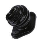 Cock Dock Full Access Tunnel Butt Plug Rippled Anal Trainer Enema Hollow Play - 5
