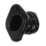 Cock Dock Full Access Tunnel Butt Plug Rippled Anal Trainer Enema Hollow Play - 2