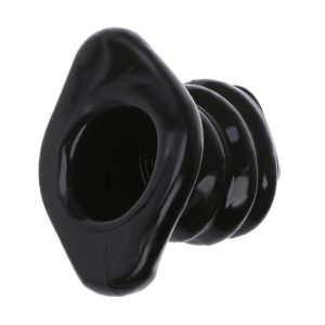 Cock Dock Full Access Tunnel Butt Plug Rippled Anal Trainer Enema Hollow Play - 2