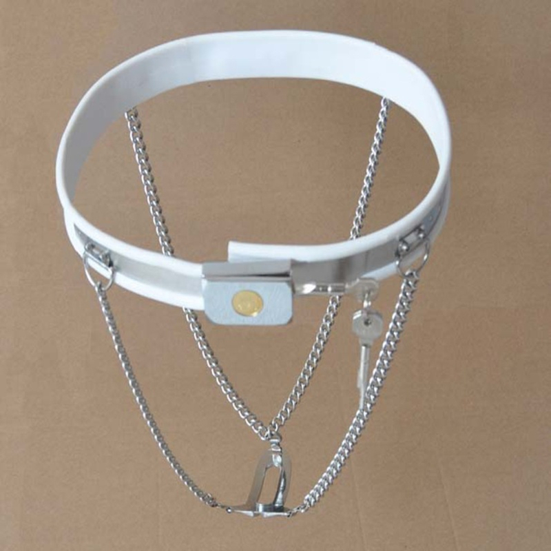 Female Chastity Belt Double Ytype Antimasturbation Metal Pant Adult Intimacy Toy G7528 - 3