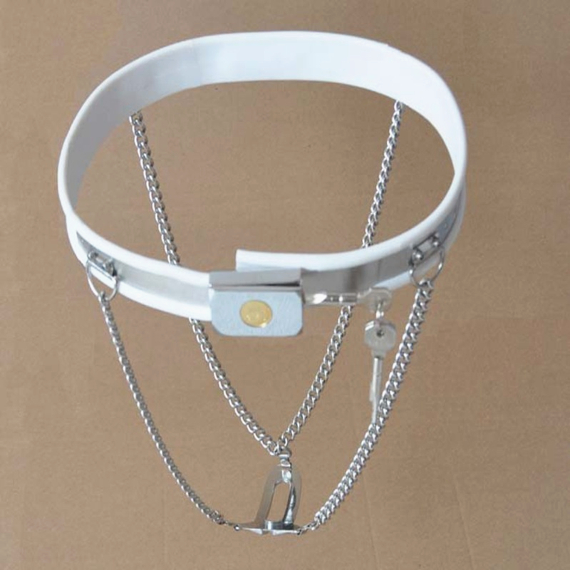 Female Chastity Belt Double Ytype Antimasturbation Metal Pant Adult Intimacy Toy G7528 - 4