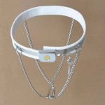 Invisible Chastity Belt Double Y-type Device Metal Pant Female Chain Prevent Masturbation Shield Adult Sex Toys G7-5-28