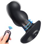 Vibrating Rotation Beads Wireless-remote Anus Vibrator Silicone Anal Plug Outdoor Butt Plugs Gay Prostate Massage Sex Toys - 4