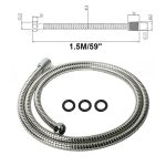 Camatech All In One 2 Tip Shower Enema System With 1 5m Hose Stainless Steel Narrow Nozzle Vaginal Anal Douche Kit - 6