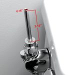 Camatech All In One 2 Tip Shower Enema System With 1 5m Hose Stainless Steel Narrow Nozzle Vaginal Anal Douche Kit - 5