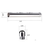 Camatech All In One 2 Tip Shower Enema System With 1 5m Hose Stainless Steel Narrow Nozzle Vaginal Anal Douche Kit - 4
